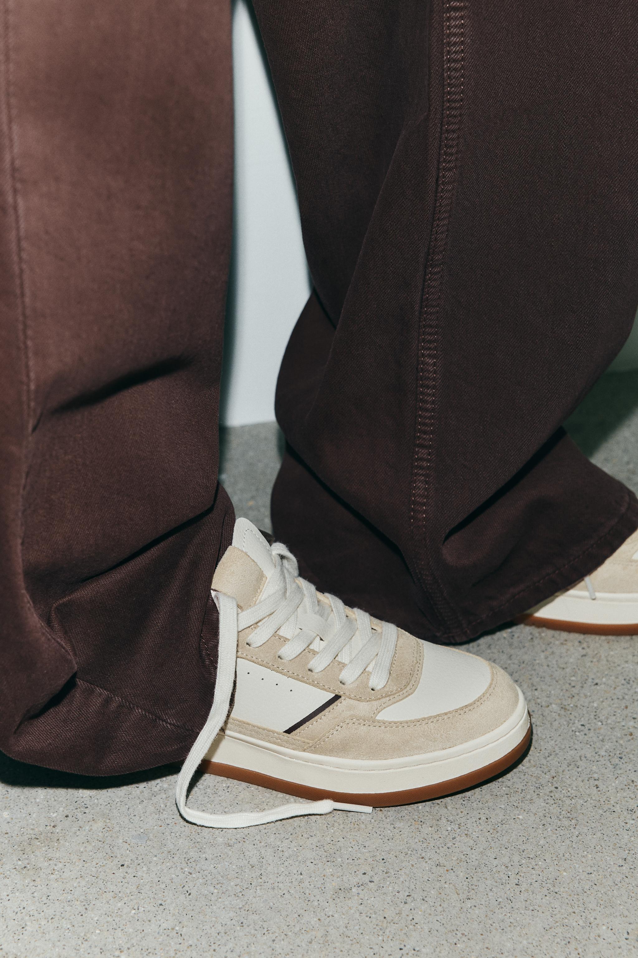 COMBINATION SNEAKERS - Off White | ZARA United States