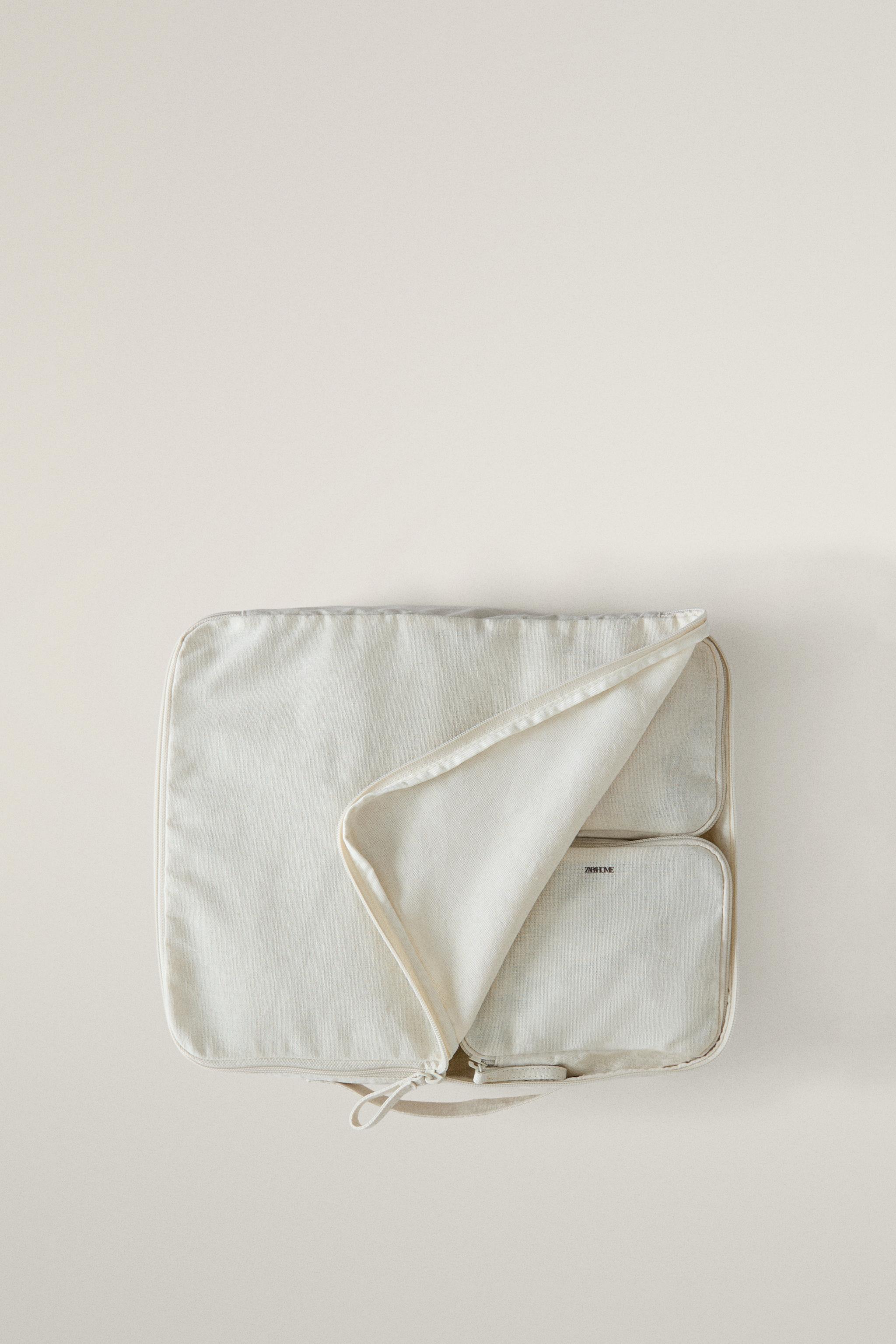 FABRIC TRAVEL ORGANIZER MAKEUP BAG