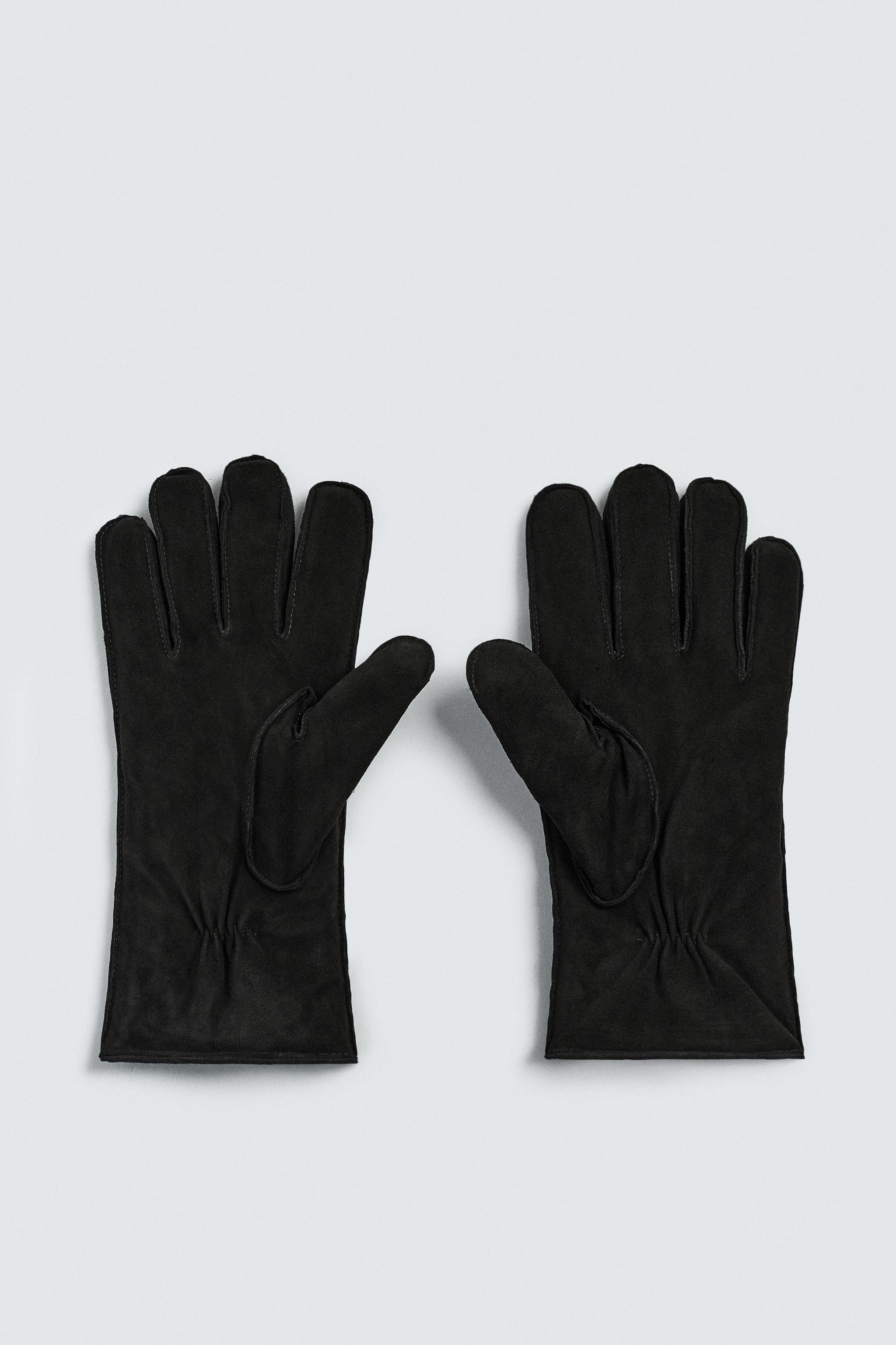 COMBINATION LEATHER GLOVES