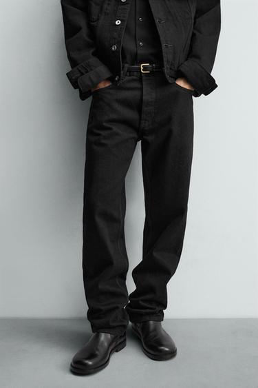 JEANS STRAIGHT FIT LIMITED EDITION - أسود الخاص بـ Zara