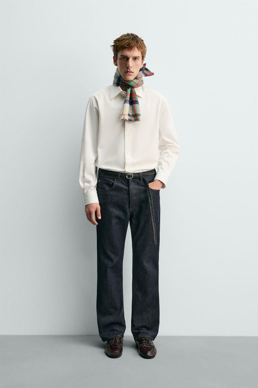 Zara - Aaron Levine X Zara Formal Shirt - White - M - Man Zara - Aaron Levine X Zara Formal Shirt - White - M - Man