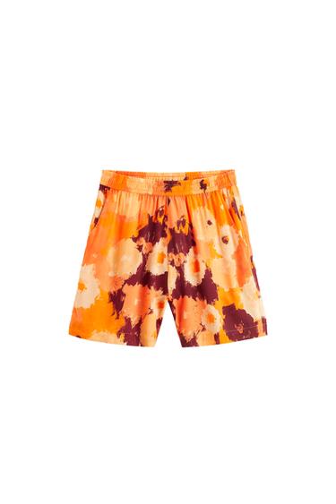 FLORAL PRINT BERMUDA SHORTS