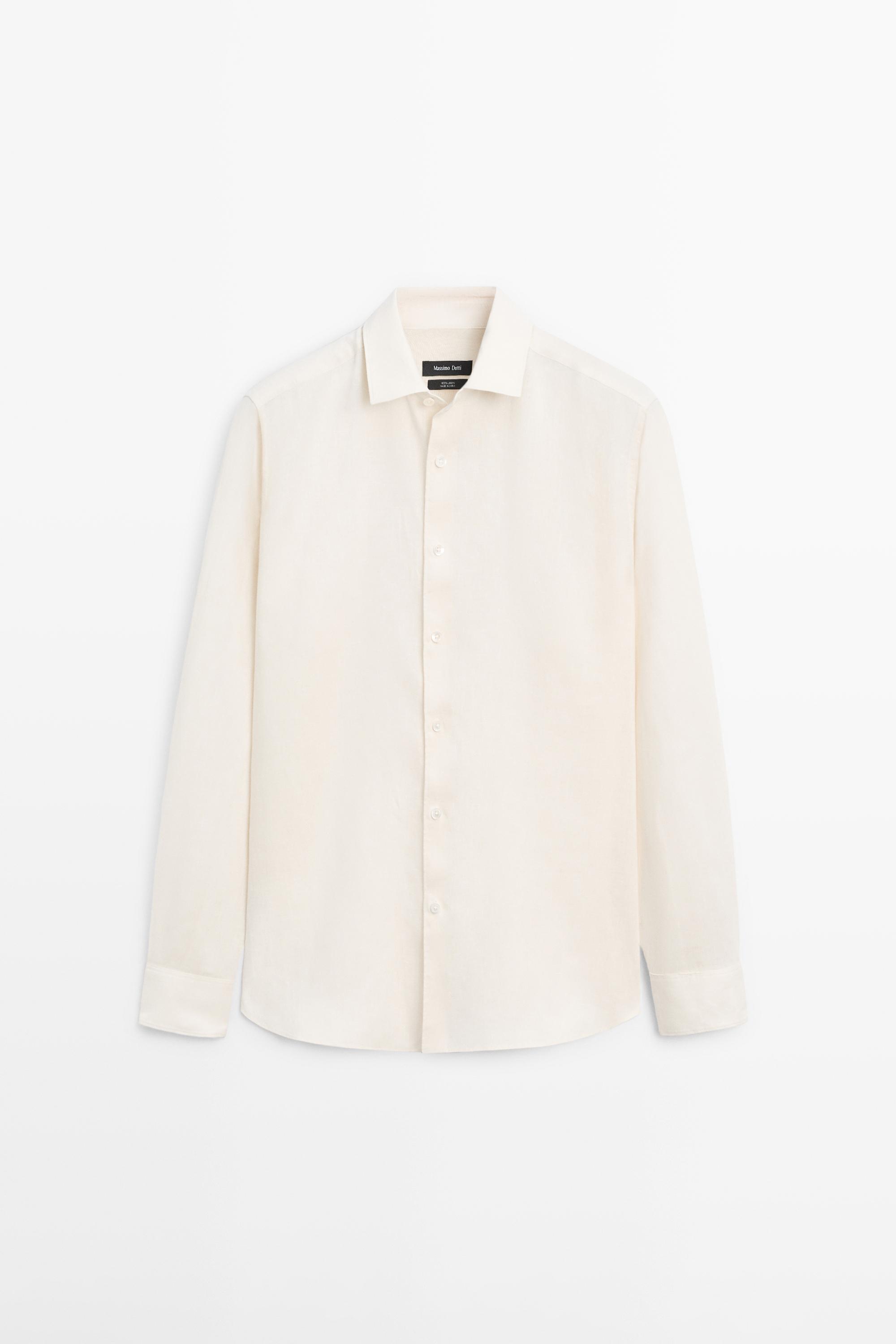 Chemise slim 100 % lin