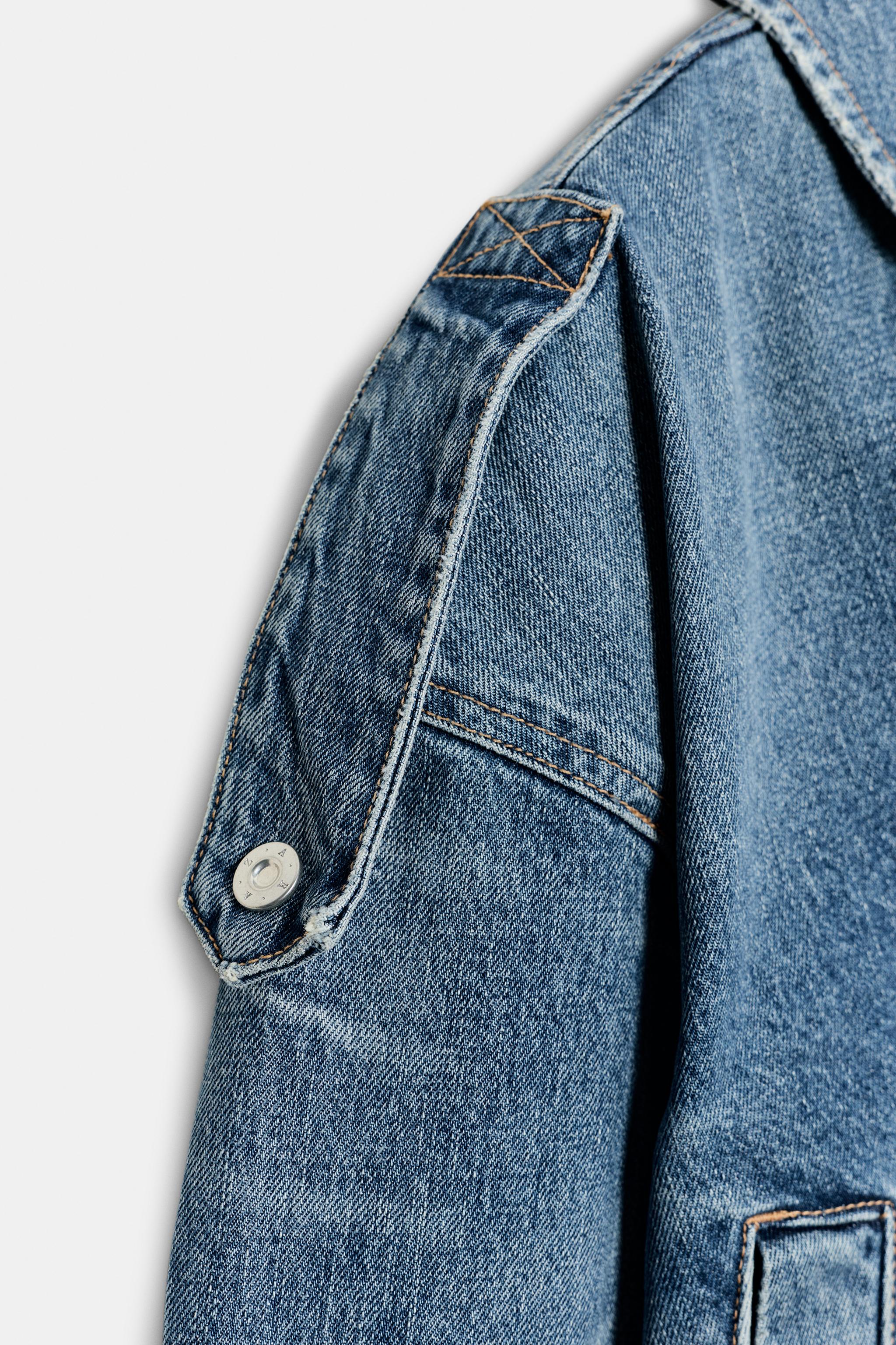 VESTE EN JEAN AVEC PATTES