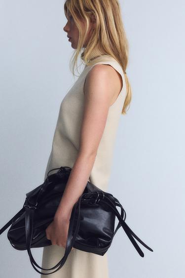 SOFT VOLUMINOUS MIDI SKIRT - Ecru by Zara