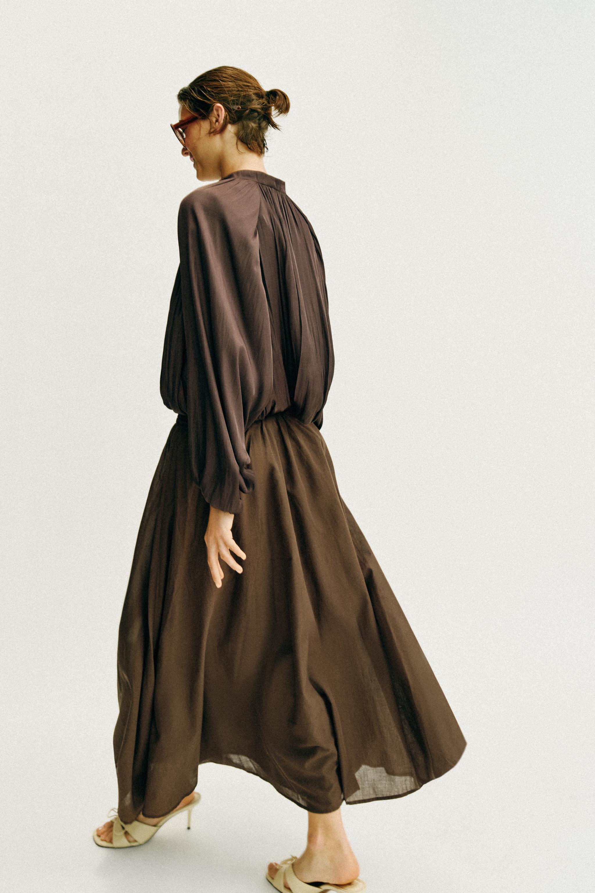 CAPE MIDI SKIRT