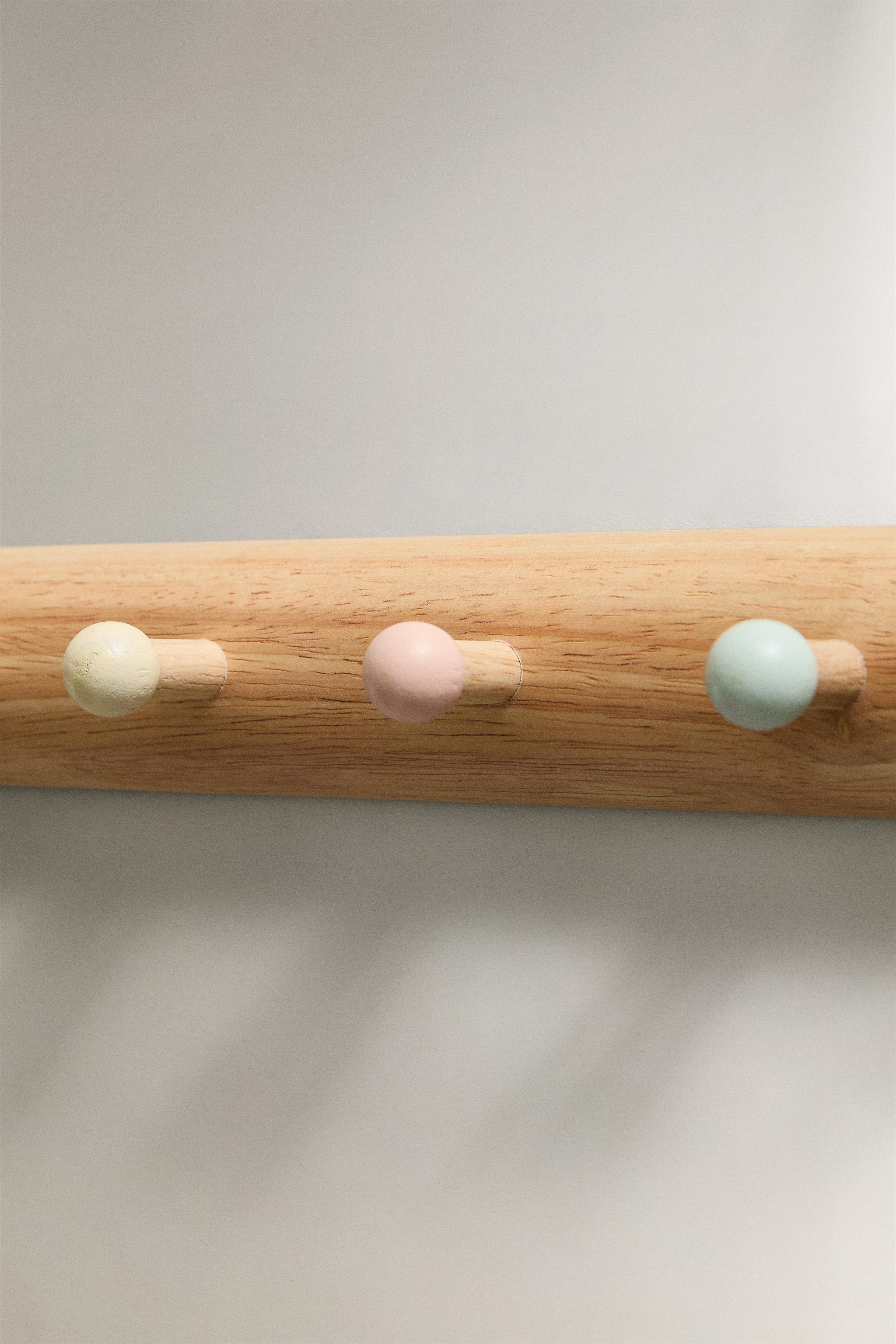 Детские куртки Zara KIDS' MULTICOLOR WALL COAT RACK — фото 3