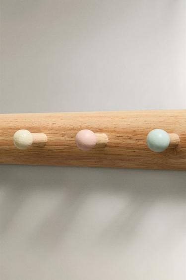 PORTEMANTEAU MURAL ENFANT MULTICOLORE - Beige clair de Zara - Image 2