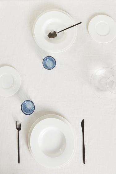 BASIC LINEN TABLECLOTH - White by Zara - Image 3