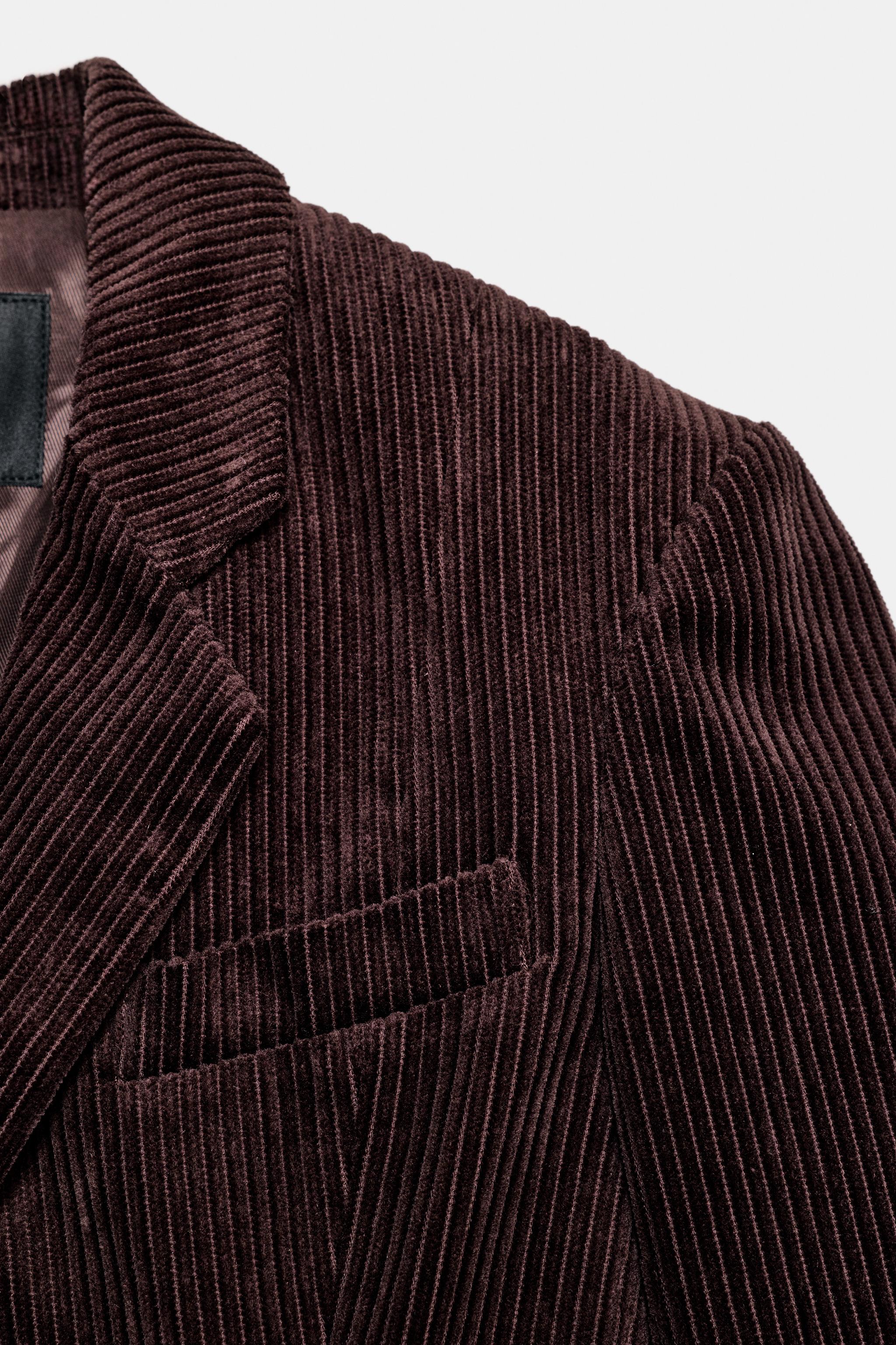 CORDUROY BLAZER ZW COLLECTION