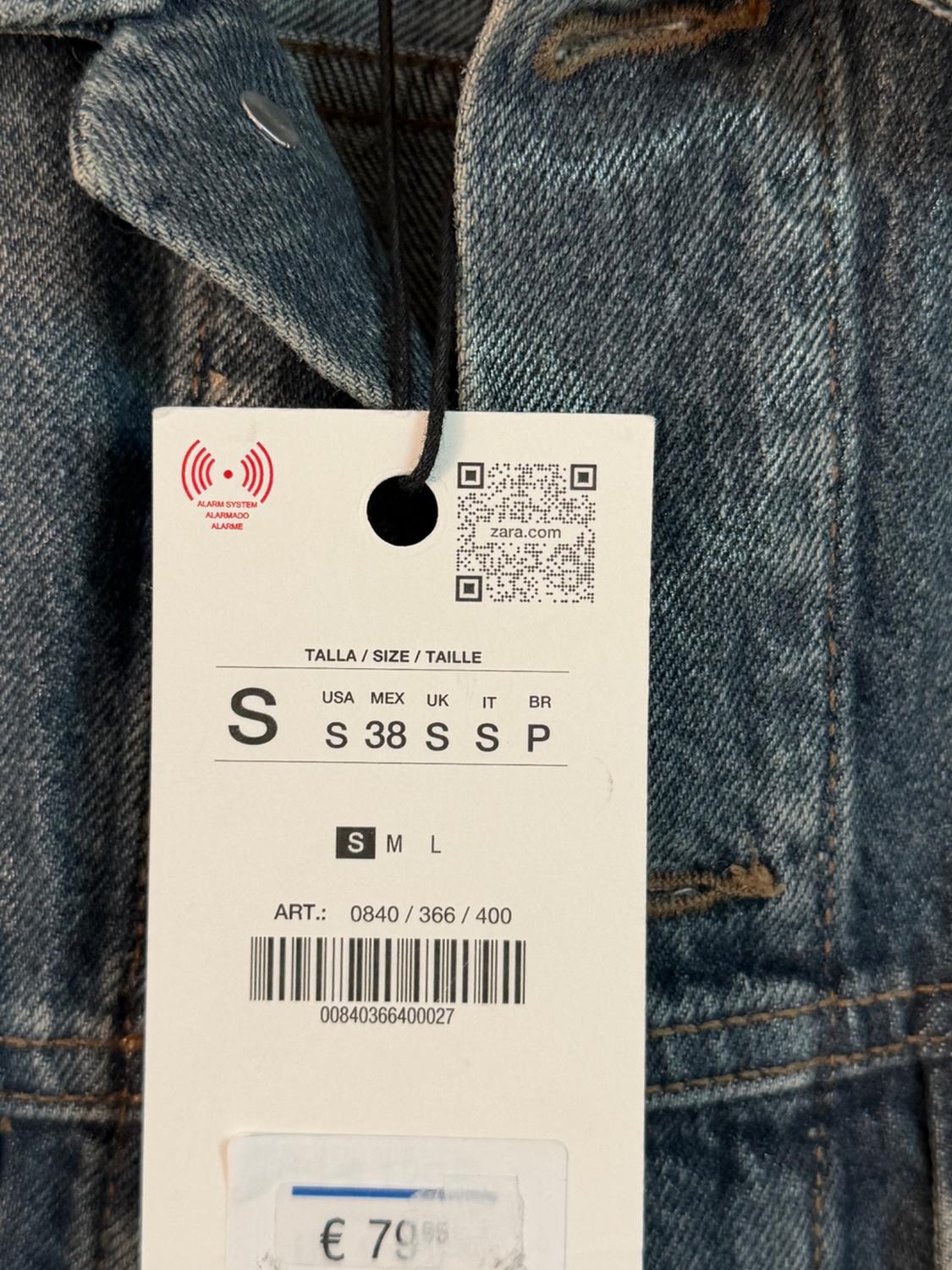 VESTE DENIM JEAN SANS MANCHES ZARA LUDOVIC DE SAINT SERNIN - Image 6
