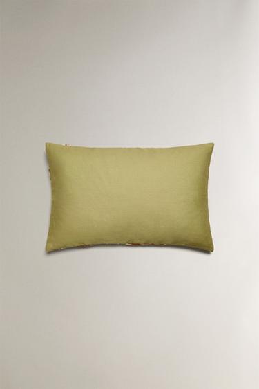 HOUSSE DE COUSSIN BRODERIE - Vert chiné de Zara - Image 3