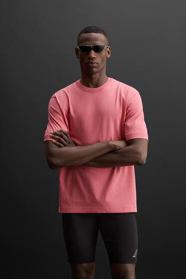 HEAVY WEIGHT T-SHIRT - Salmon by Zara