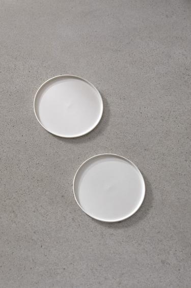 2ER-SET – TELLER S - Cremefarben / Weiß von Zara - Bild 0