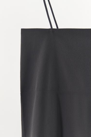 STRAPPY BODYSUIT WITH POLYAMIDE - Grey by Zara - Image 6