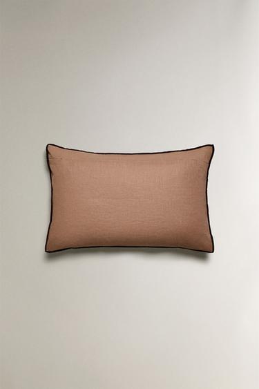 HOUSSE DE COUSSIN OVERLOCK - Rose de Zara - Image 2