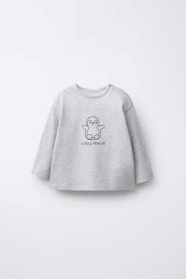 3-PACK OF PENGUIN T-SHIRTS - Grey marl by Zara - Image 1