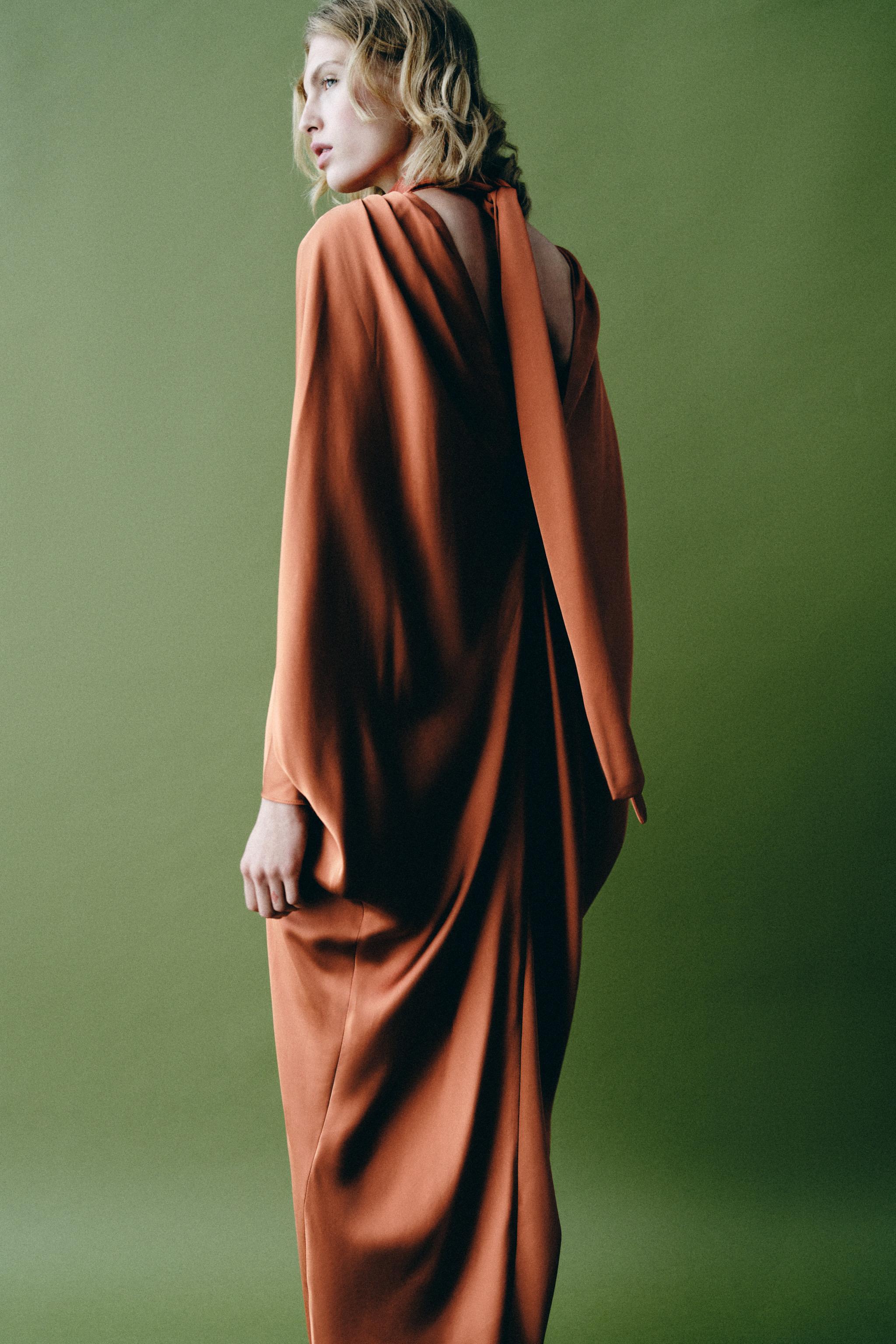 ZW COLLECTION TUNIC DRESS - Russet | ZARA Turkey
