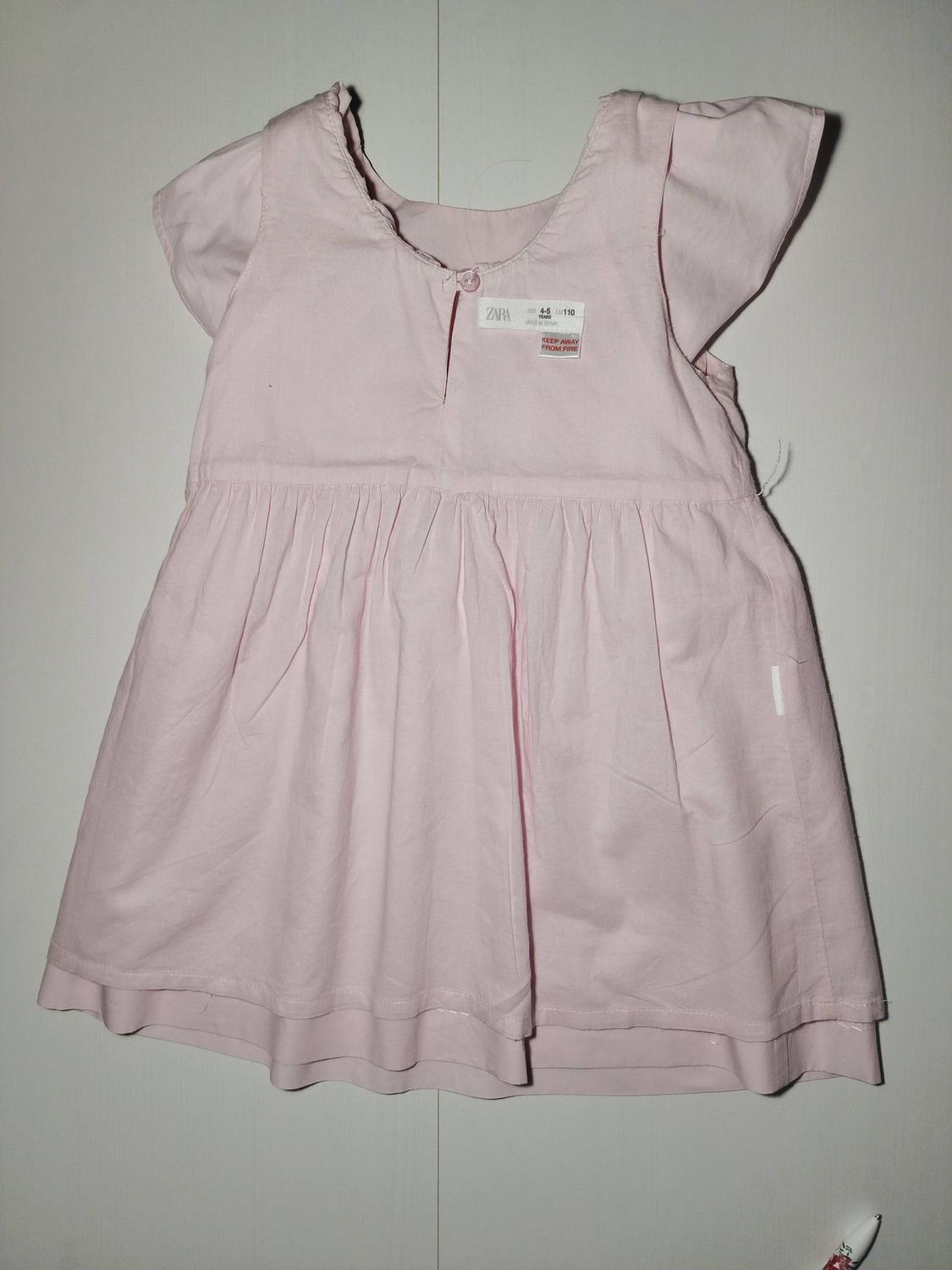 RUFFLED POPLIN DRESS - Image 6