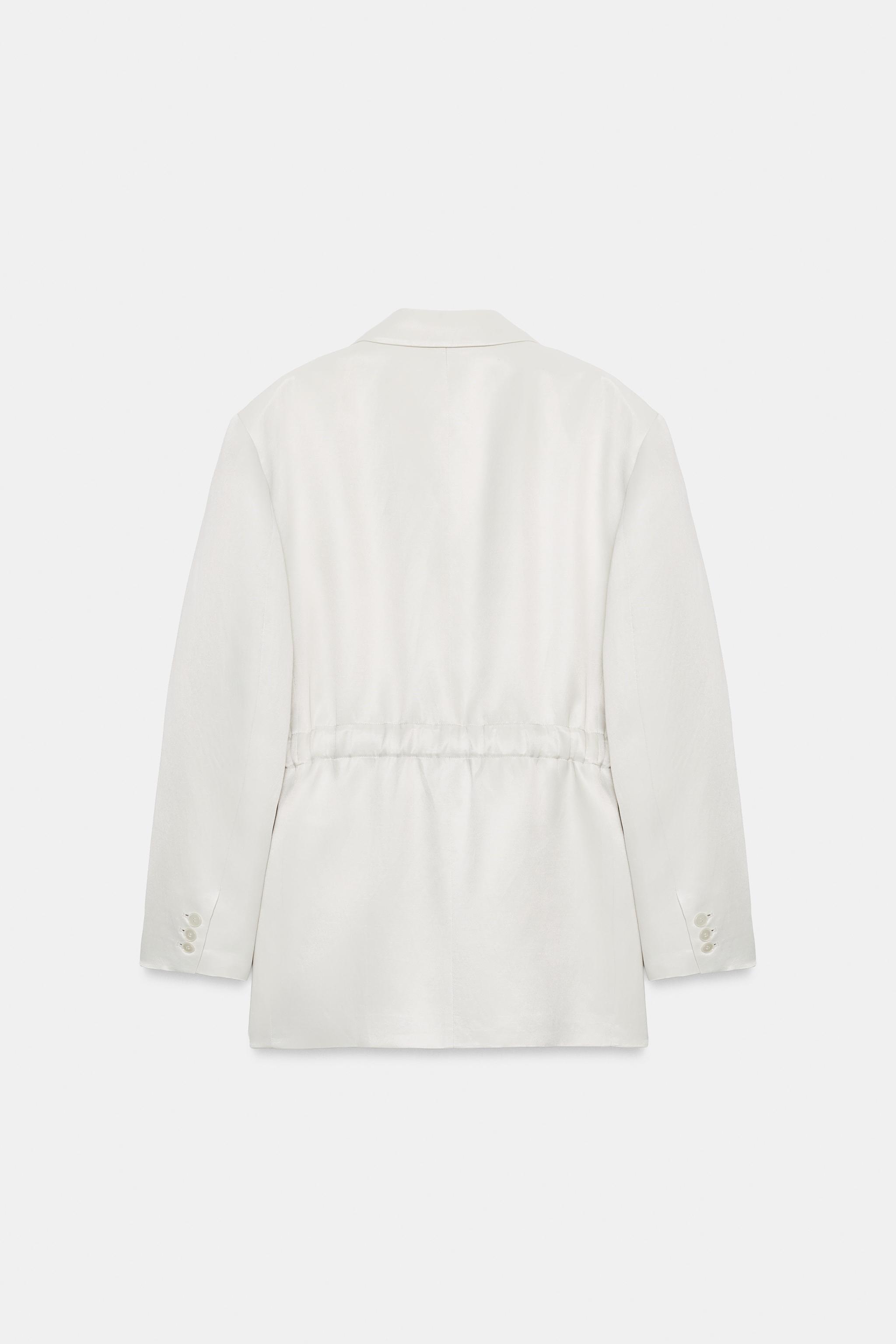 Женские пиджаки Zara ZW COLLECTION SATIN BLAZER — фото 7