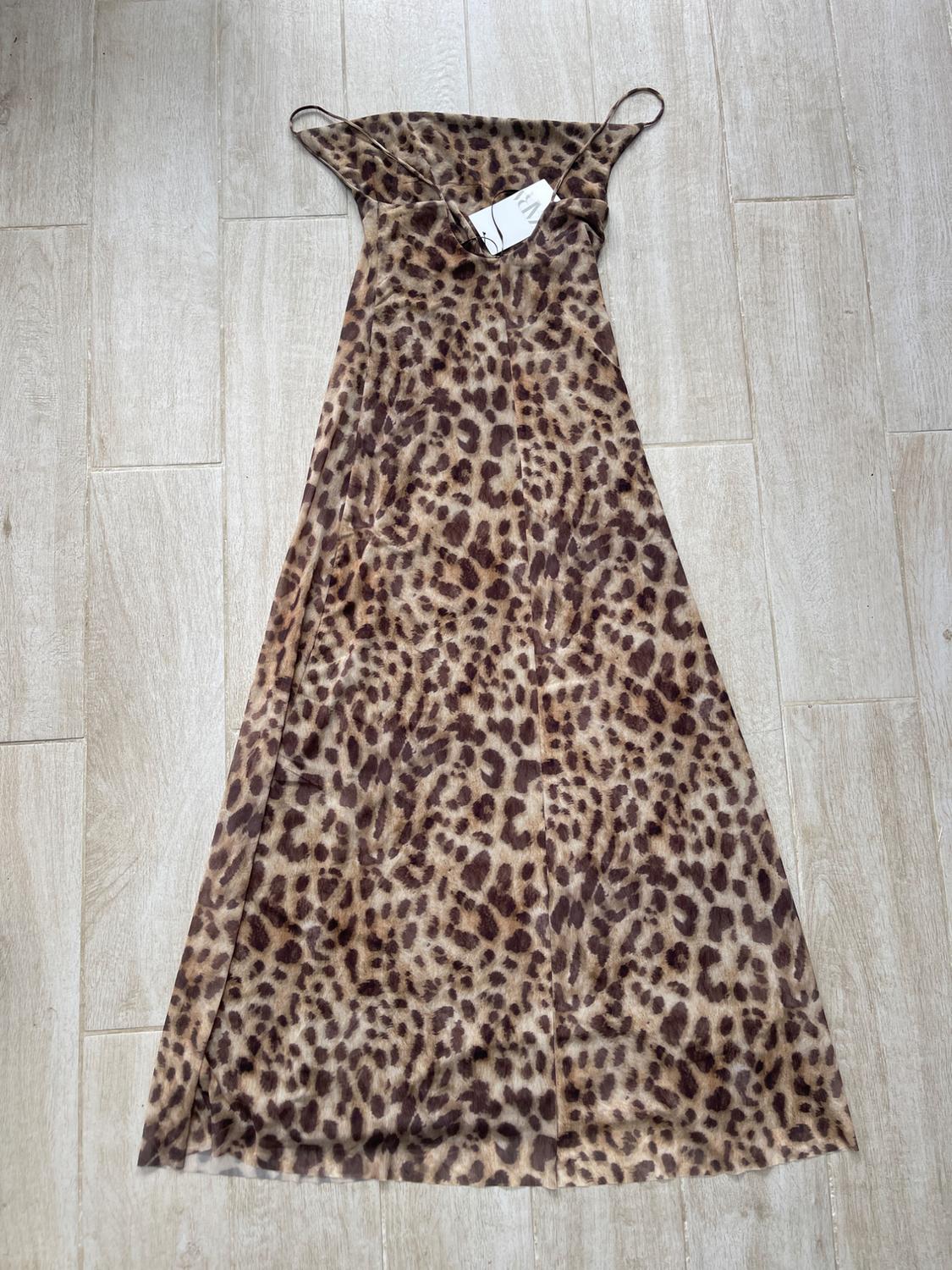 PRINTED TULLE DRESS - Image 2