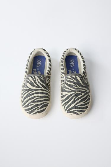 BASKETS IMPRIMÉ ZÈBRE - Blanc de Zara - Image 4