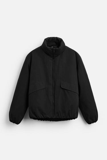 GEWATTEERD TECHNISCH JACK - Zwart van Zara