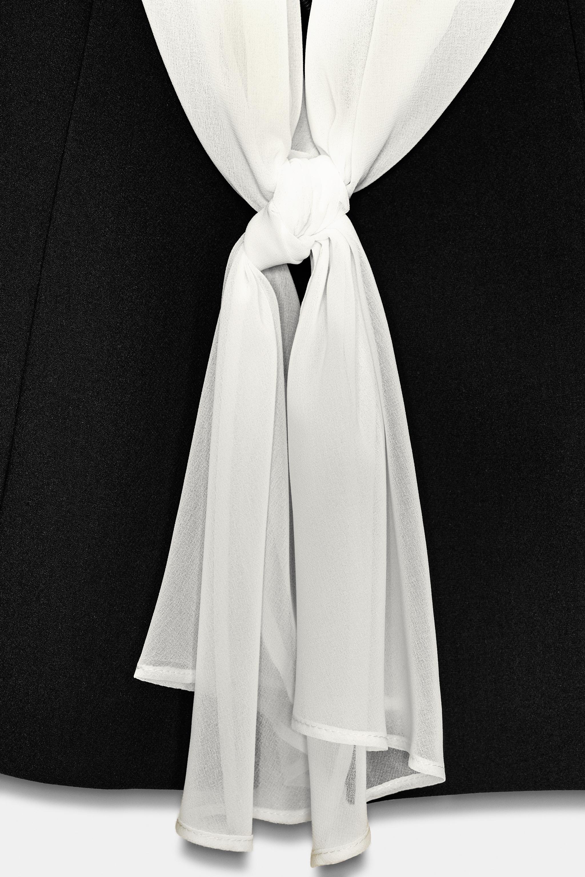 VESTE À NŒUD FOULARD