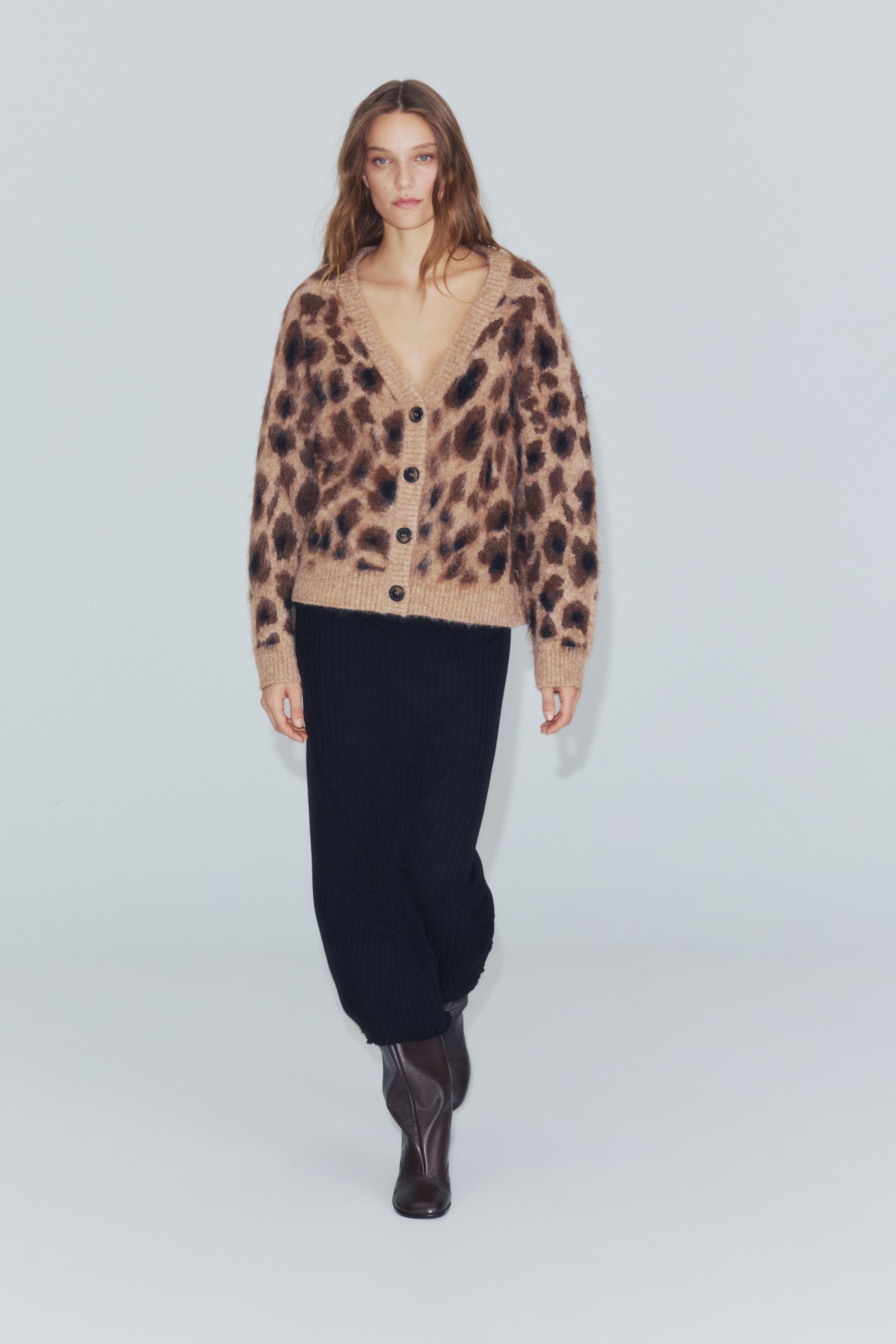 VESTE EN MAILLE JACQUARD ANIMAL