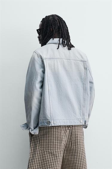 VESTE EN JEAN BASIQUE - Bleu clair de Zara - Image 2
