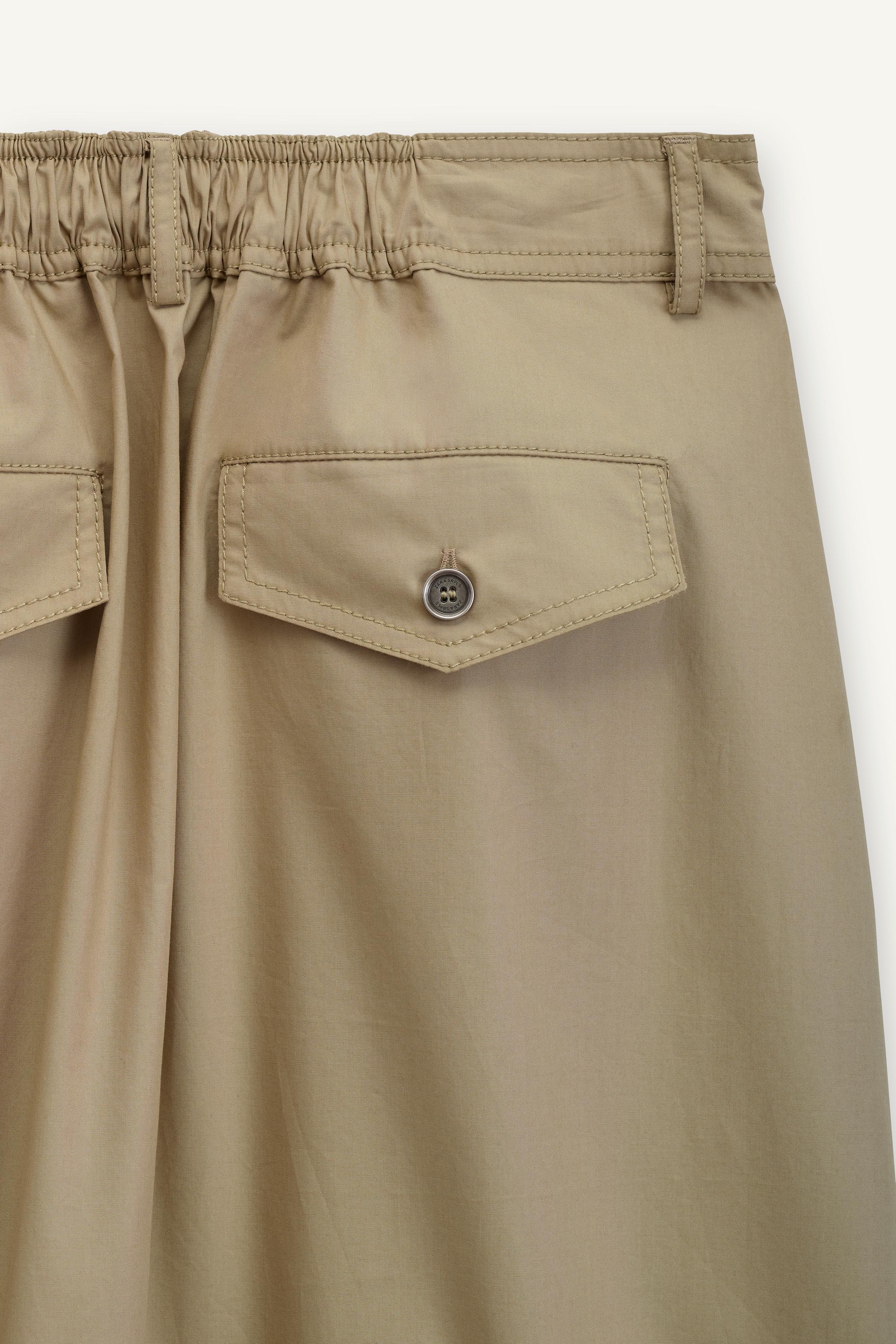 スカート ZARA SRPLS ST SKRT 14 2743/706 ST SKRT 14 - Light khaki | ZARA United Kingdom