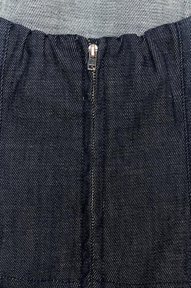 TOP DENIM TRF BUSTIER - Indigo foncé de Zara - Image 7