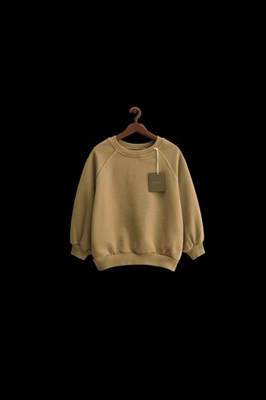 ZARA TIMELESS - RAGLAN SWEATSHIRT - Khaki by Zara - Image 0