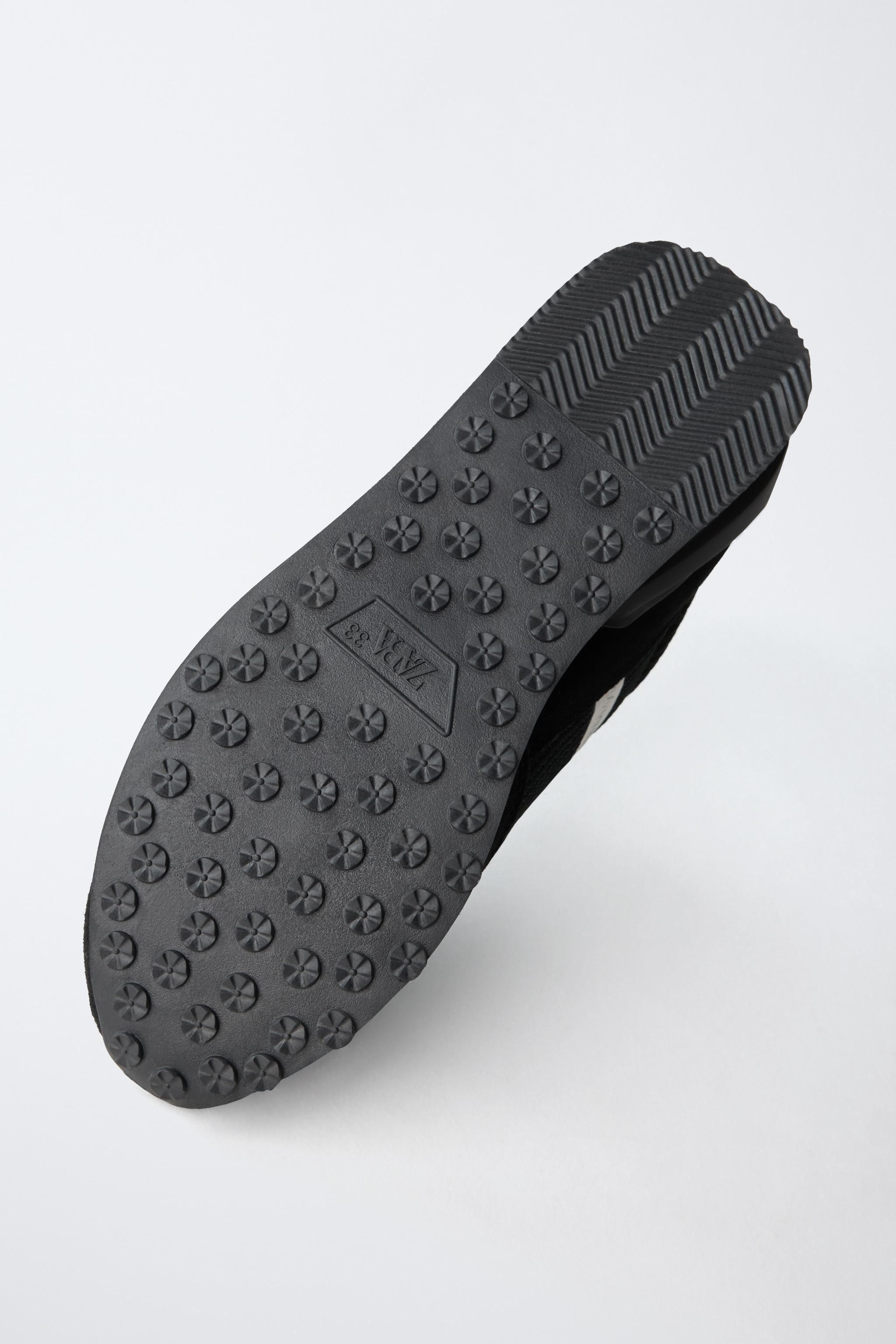 SPLIT LEATHER ATHLETIC SHOES