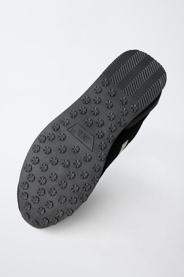 SPLIT SUEDE TRAINERS - Black by Zara - Image 7