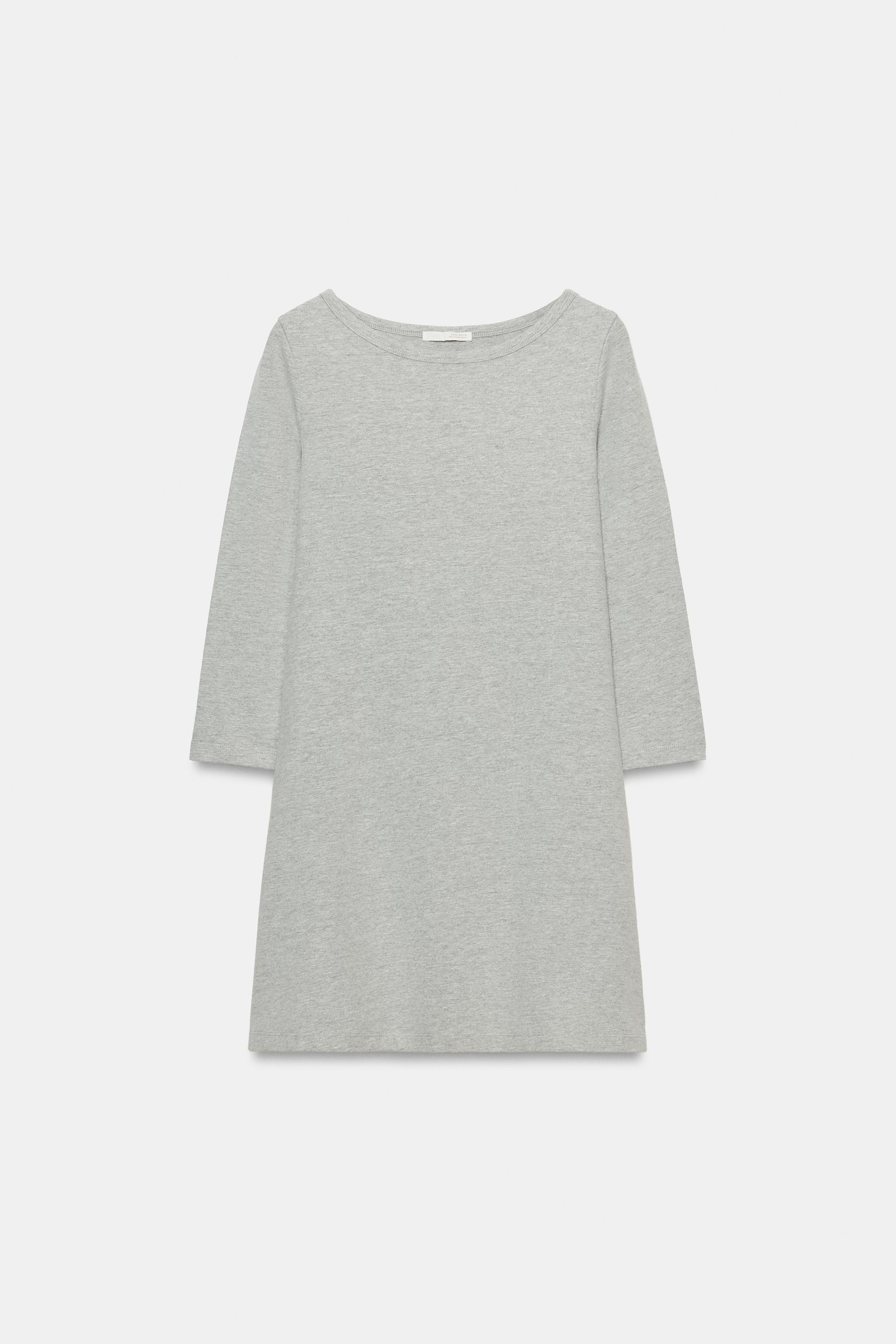 SHORT BOAT NECK DRESS