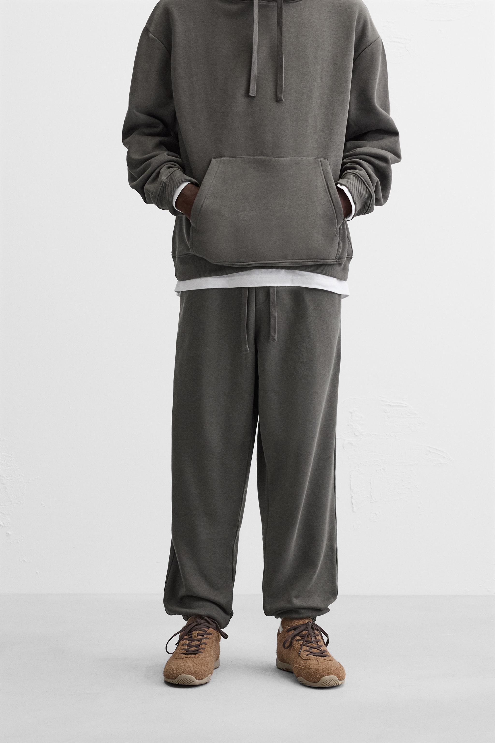 Zara mens jogging bottoms sale