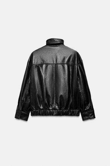 ZW COLLECTION LIMITED EDITION LEATHER JACKET - Black by Zara