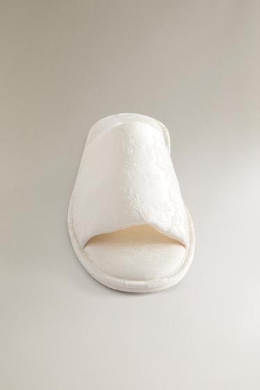 JACQUARD SLIDERS - Beige by Zara - Image 4