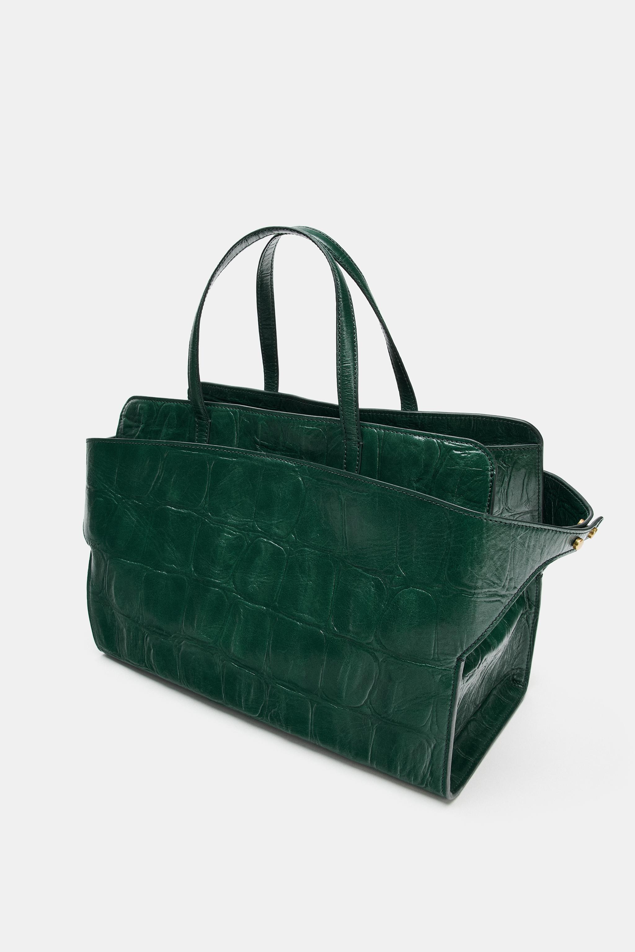 SAC CITY EN CUIR EFFET RELIEF