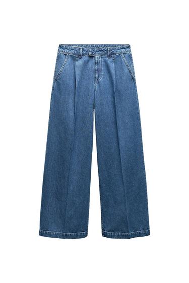 Z1975 WIDE-LEG MID-RISE DARTED JEANS