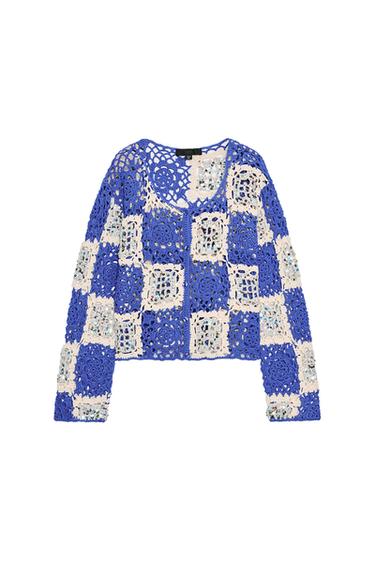 SEQUIN CROCHET JACKET