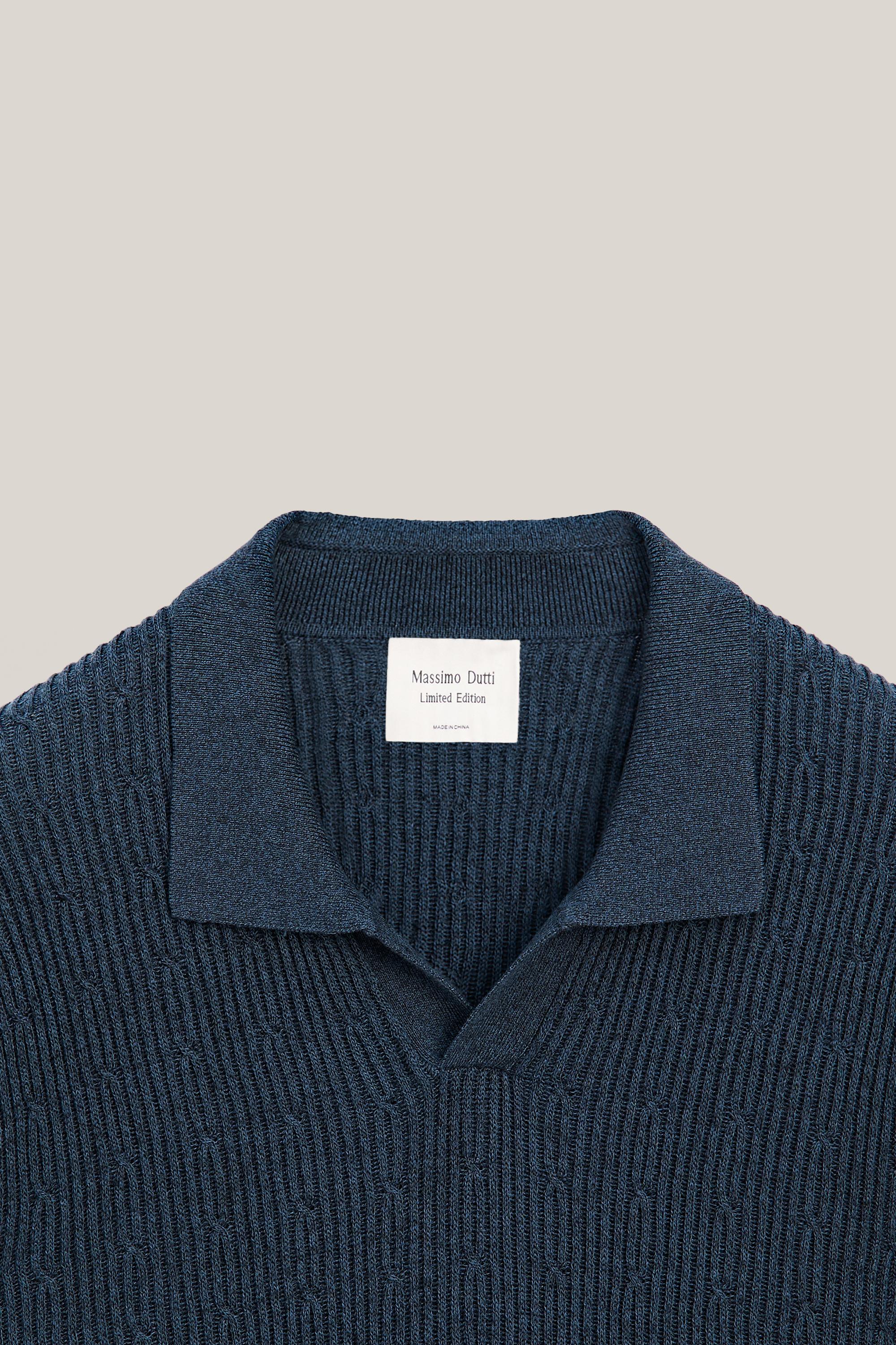 Cable-knit polo sweater - LIMITED EDITION