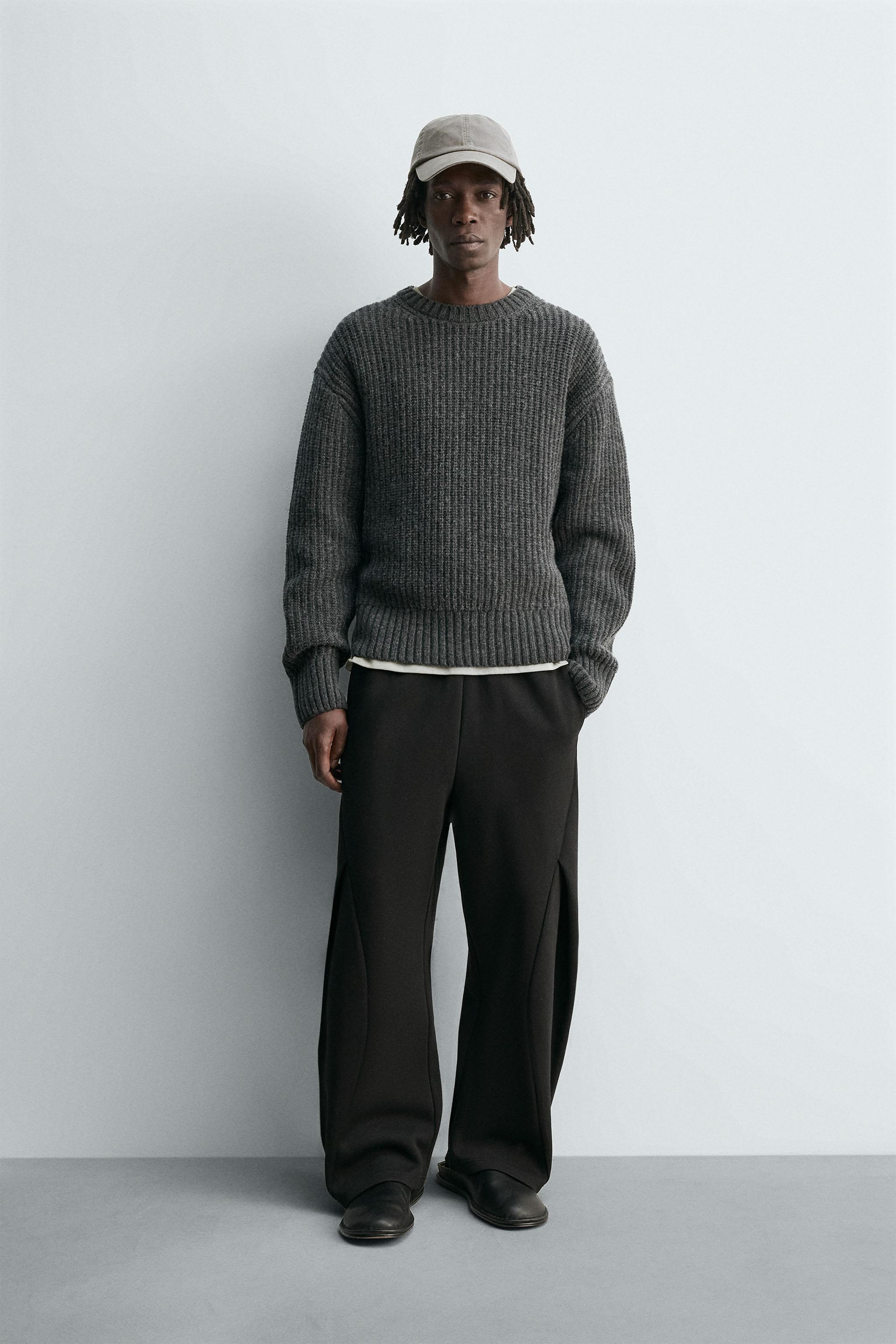 PANTALON BALLOON FIT EFFET NÉOPRÈNE PLISSÉ