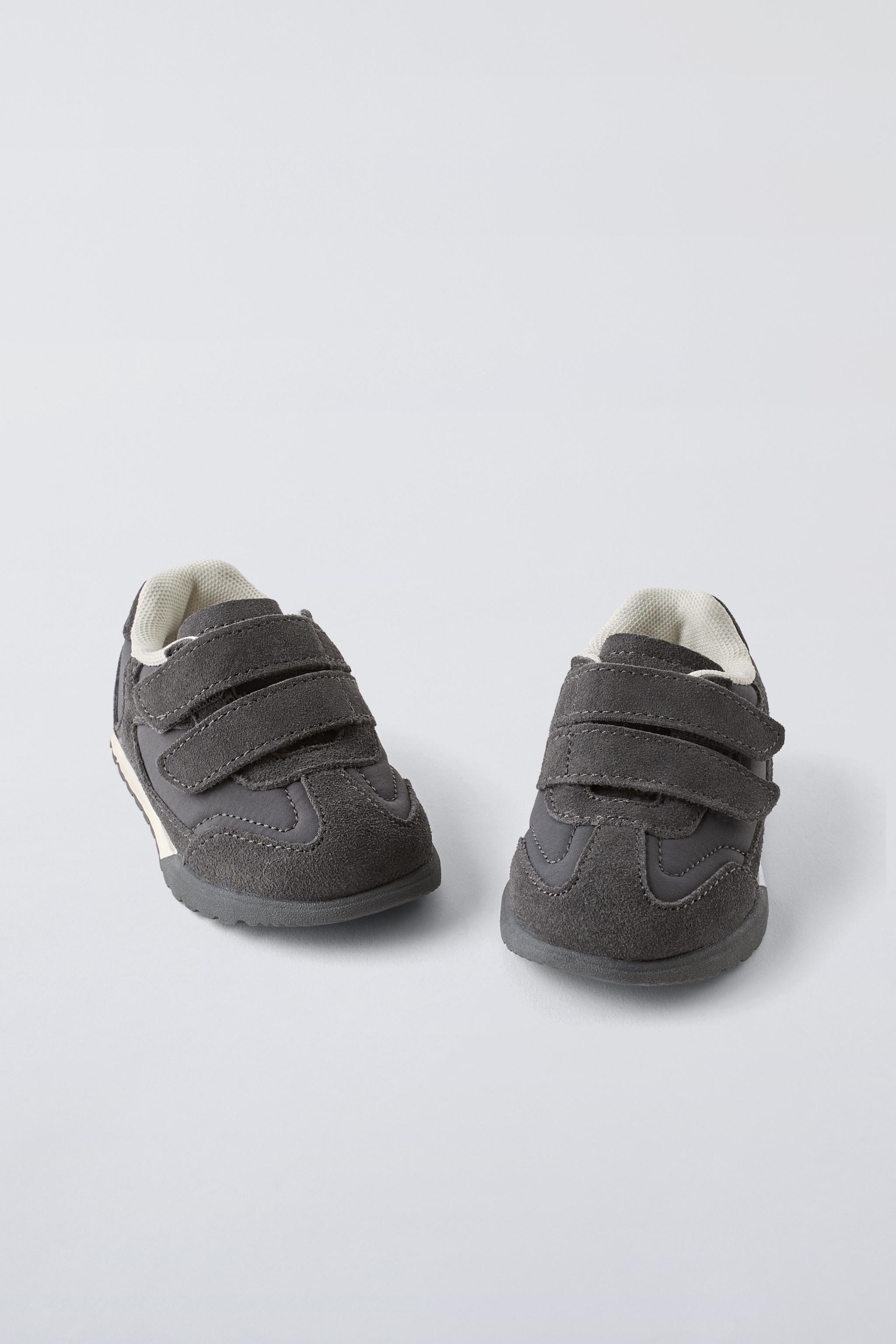 Zara shops kids ADHESIVE STRAP SNEAKERS size 8