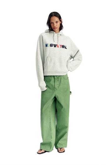 HOODIE WITH NEW YOL PATCHES - Grey marl by Zara - Image 0