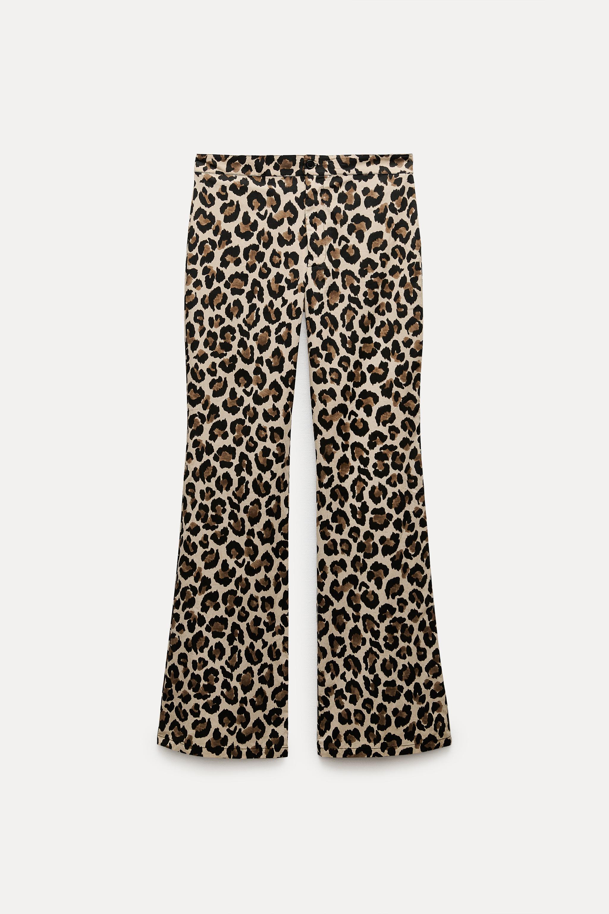 ZW COLLECTION ANIMAL PRINT TROUSERS - Leopard
