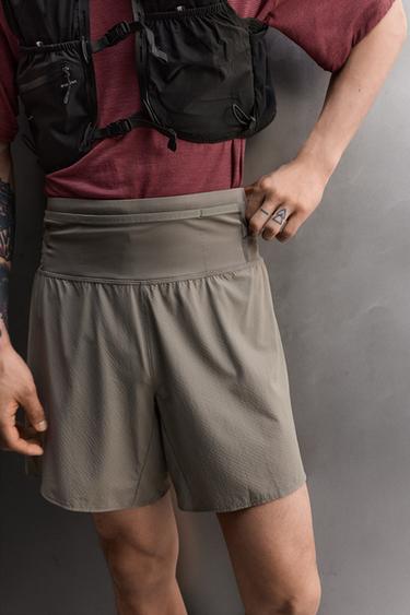 SHORT DE TRAIL RUNNING 7" - Gris anthracite de Zara - Image 4