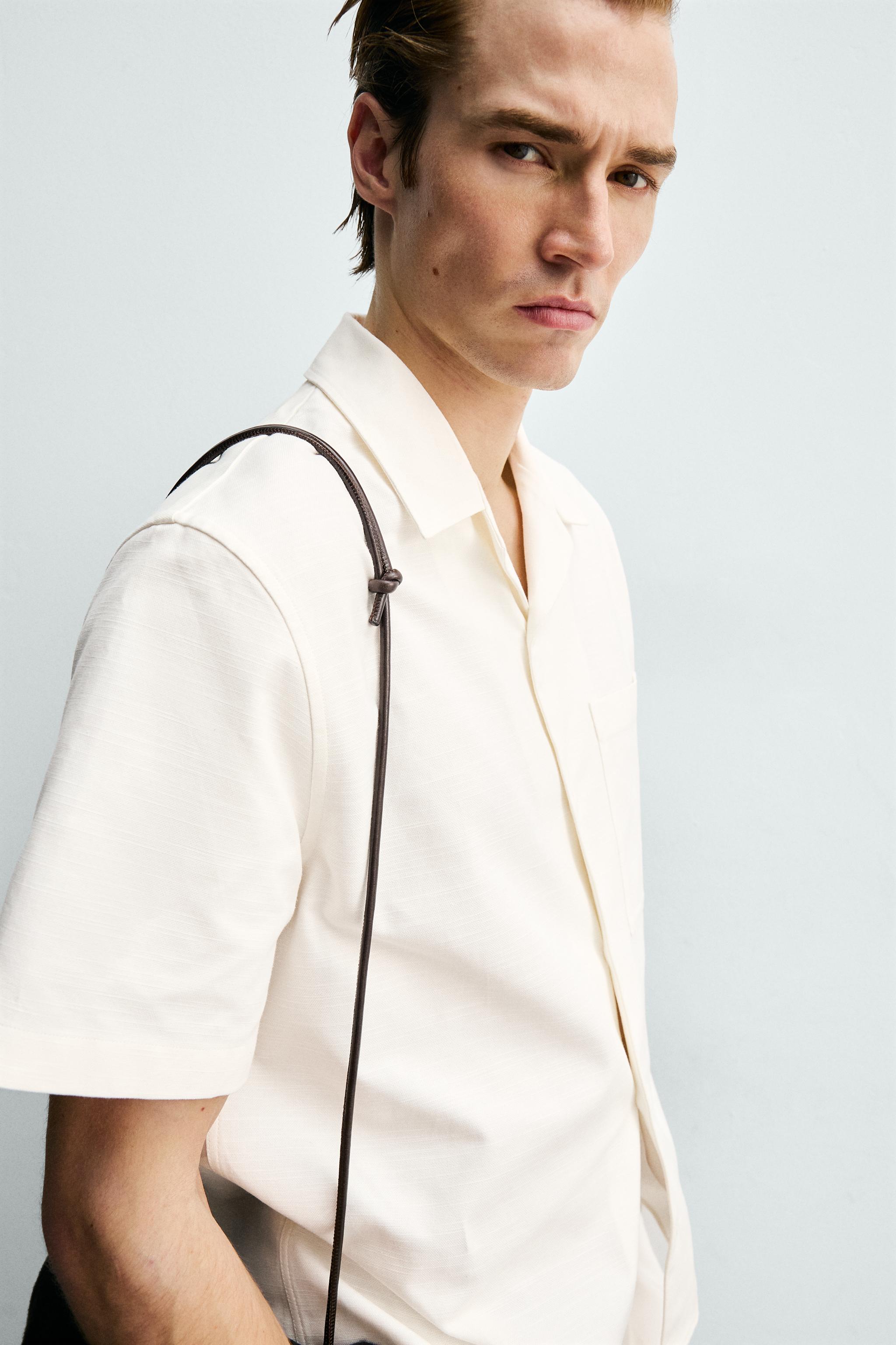 BOXY FIT TEXTURED SHIRT