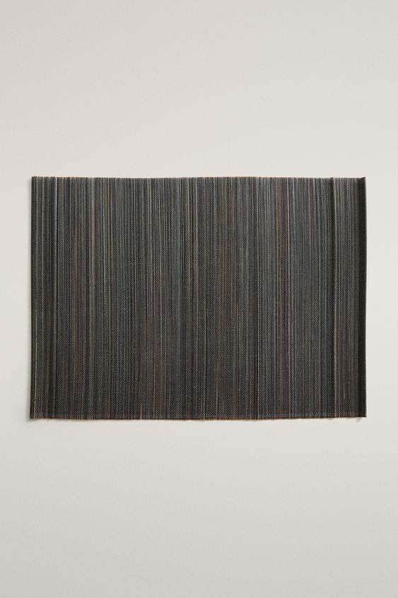 BAMBOO PLACEMAT (PACK OF 2) - Grey marl by Zara - Image 0